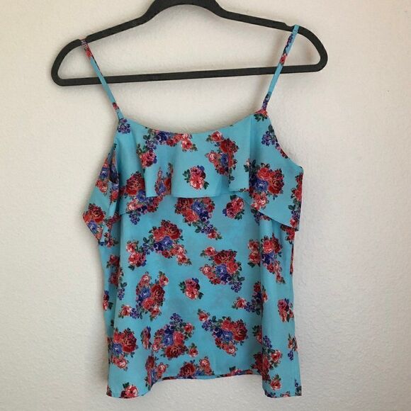 Collective Concepts Boho Floral Sleeveless Top XS - Picture 4 of 6